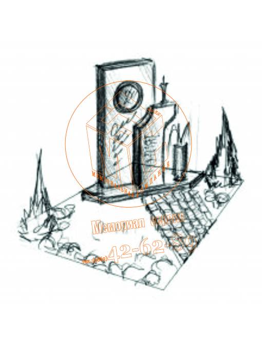 Эскиз памятника на могилу артикул 10 : фото